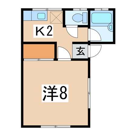 コーポサンの物件間取画像